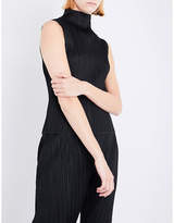 Thumbnail for your product : Pleats Please Issey Miyake Ladies Black Pleated Classic Sleeveless High-Neck Top