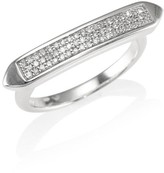 Thumbnail for your product : Monica Vinader Baja Diamond Skinny Ring