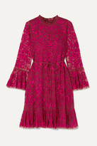 Thumbnail for your product : Needle & Thread Demetria Embroidered Tulle Mini Dress