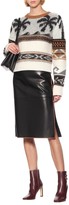 Thumbnail for your product : Tod's Leather midi skirt