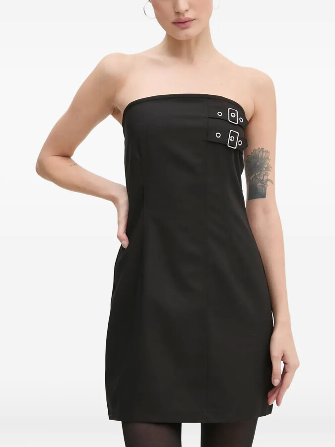 Résumé Buckle Strapless Dress