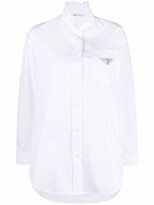 Thumbnail for your product : Sandro Long-Sleeve Ruffle-Detail Shirt