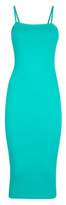 Thumbnail for your product : New Look Green Square Neck Strappy Midi Dress