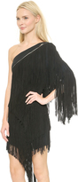 Thumbnail for your product : Jay Ahr Leather Fringe Dress