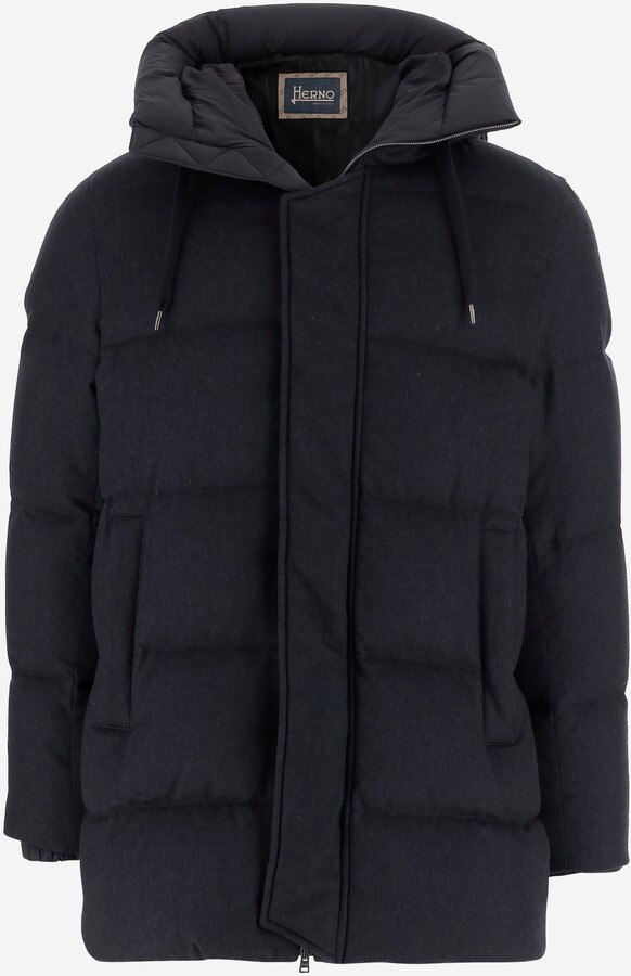 Herno Silk And Cashmere Padded Down Jacket
