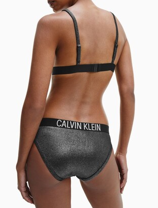 Calvin Klein Core Solid Bikini Bottoms - ShopStyle Two Piece Swimsuits