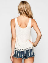 Thumbnail for your product : Hip Womens Crochet Trim Tank