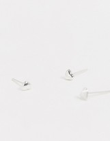 Thumbnail for your product : Kingsley Ryan Exclusive sterling silver multipack x 2 with heart studs