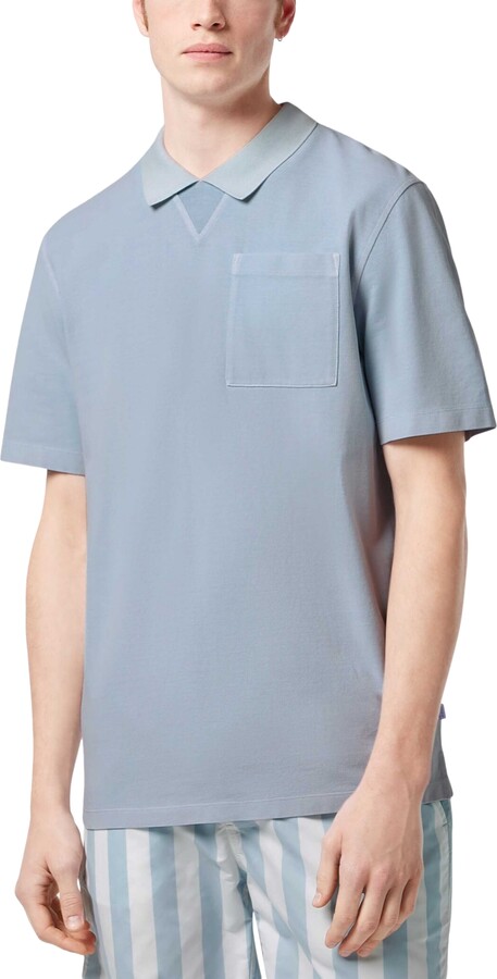 Scotch & Soda Men's Relaxed-Fit Short Sleeve Garment-Dyed Polo Shirt