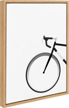 Red Barrel Studio Ariadne Sylvie Bike Framed Canvas By Maja Mitrovic Of Makes My Day Happy 18X24 Natural