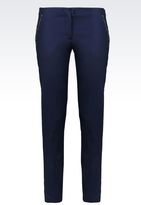 Thumbnail for your product : Giorgio Armani Super-Stretch Cotton Trousers