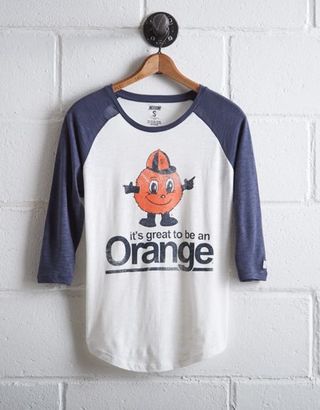 Tailgate Women's Syracuse Orange Baseball Shirt
