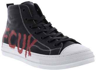 French Connection Sidney Leather Sneaker - ShopStyle