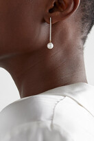 Thumbnail for your product : Mateo 14-karat Gold, Pearl And Diamond Earrings - One size
