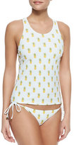Thumbnail for your product : Tory Burch Mira Pineapple-Print Surf Shirt, Bikini Top & Tie Bottom