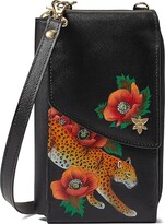 Thumbnail for your product : Anuschka Crossbody Phone Case 1173 (Enigmatic Leopard) Handbags