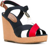 Thumbnail for your product : Tommy Hilfiger colourblock wedge sandals