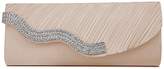 Thumbnail for your product : WDING Platd Satin Wavy Rhinstons Clutchvning Bridal Clutch Purs Wallt Wdding Party Handbag Champagn