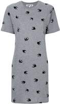 Thumbnail for your product : McQ swallow print T-shirt dress
