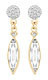 Thumbnail for your product : Swarovski Ivory Pierced Earrings