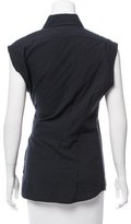 Thumbnail for your product : Dries Van Noten Sleeveless Button-Up Top