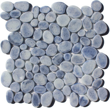 Intrend Tile 12" x 12" Glass Rock Wall Tile