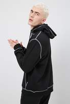 Thumbnail for your product : Forever 21 Contrast-Stitch Drawstring Hoodie