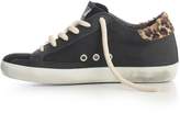 Thumbnail for your product : Golden Goose Sneakers Superstar Canvas Leather Glitter Red