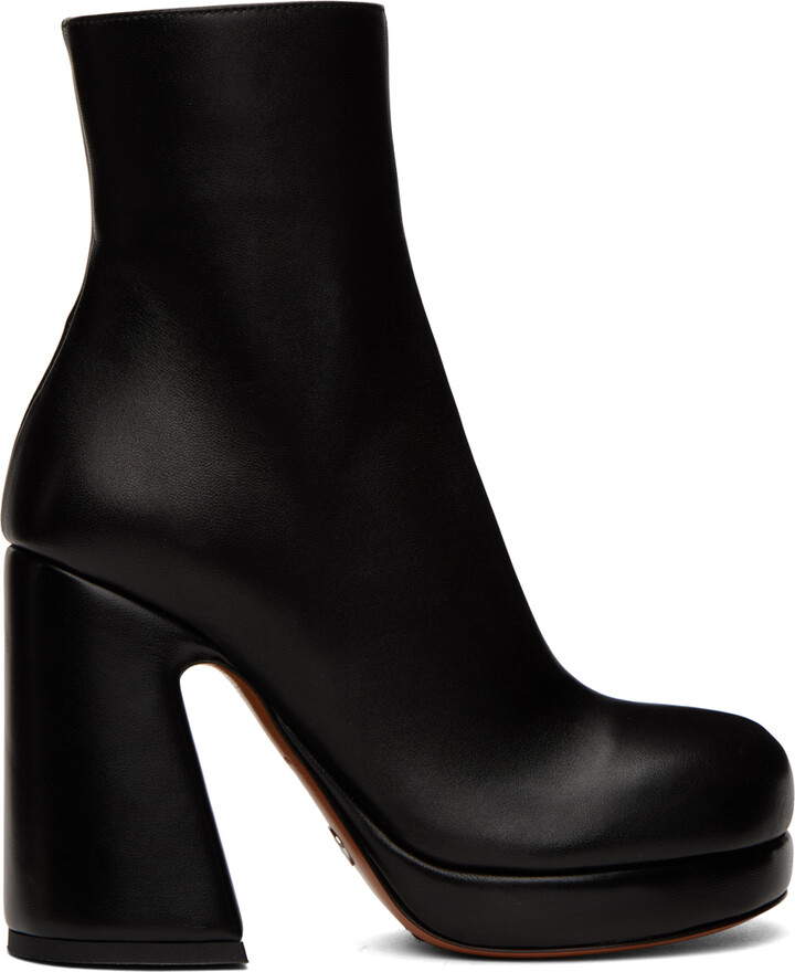 Proenza Schouler Black Forma Platform Boots