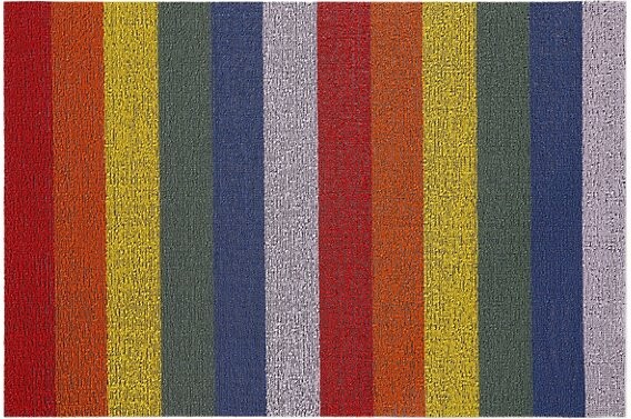 Chilewich Pride Stripe Runner in Multicolor, Size: 24 In. x 72 In.