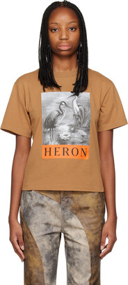 Heron Preston Brown Heron BW Shirt