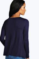 Thumbnail for your product : boohoo Basic Long Sleeved Top
