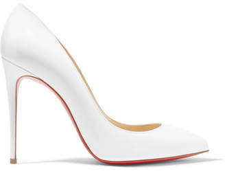 white christian louboutin pumps