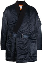 Thumbnail for your product : Ambush MA-1 Hybrid belted robe jacket