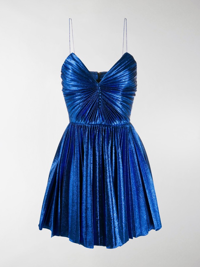 lame mini dress