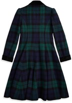 Thumbnail for your product : Polo Ralph Lauren Girl's Plaid Wool-Blend Coat