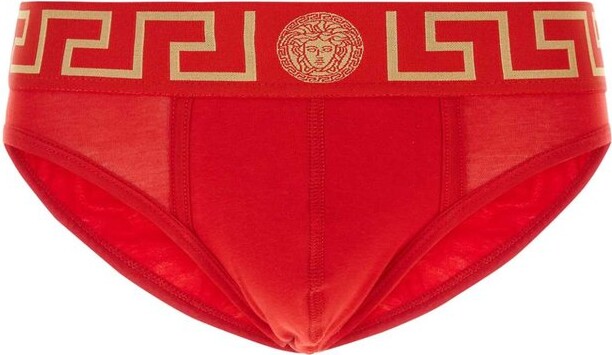 Versace Greca Border Stretched Briefs