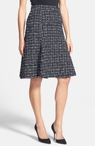 Thumbnail for your product : Pink Tartan Tweed Fit & Flare Skirt