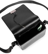 Thumbnail for your product : Off-White Diagonal Binder Clip Leather Crossbody Bag