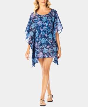 Swim Solutions Paisley Swim Cover-Up, Created For Macy's Women's Swimsuit