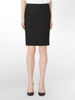 Thumbnail for your product : Calvin Klein Textured Pencil Skirt