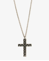 Thumbnail for your product : Forever 21 Pyramid Cross Necklace