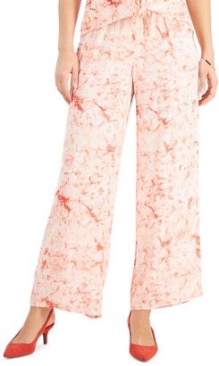 JM Collection Petite Ariana Printed Pants, Created for Macy's