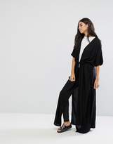 Thumbnail for your product : Noisy May Maxi Tie Waist Cardigan