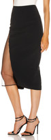 Thumbnail for your product : David Koma Asymmetrical Pencil Skirt in Black | FWRD