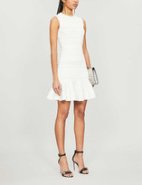 Thumbnail for your product : Alexander McQueen Striped sleeveless woven mini dress