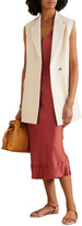 Thumbnail for your product : Lee Mathews Stella Silk-satin Midi Dress