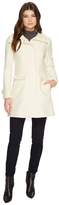 Thumbnail for your product : Cole Haan Zip Front Coat w/ Inset Waistband Women's Coat