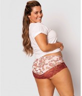 Thumbnail for your product : Bras N Things Faith Full Brief Knicker - Print Paisley/Dark Red