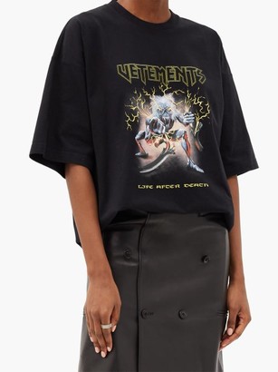 vetements heavy metal tee